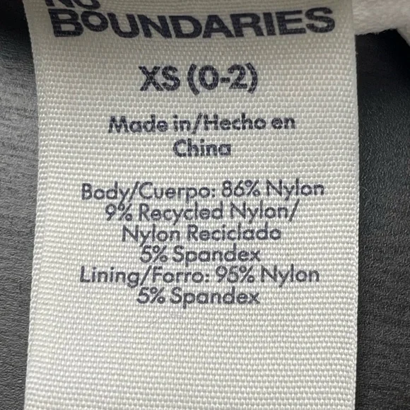 NWT No Boundaries Seamless v-Neck Bodysuit White XS - Picture 4 of 4